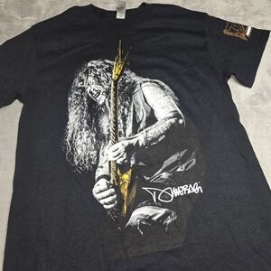 Dimebag Darrell 2024 World Tour T Shirt Mens Small Black Pantera Guitar Concert